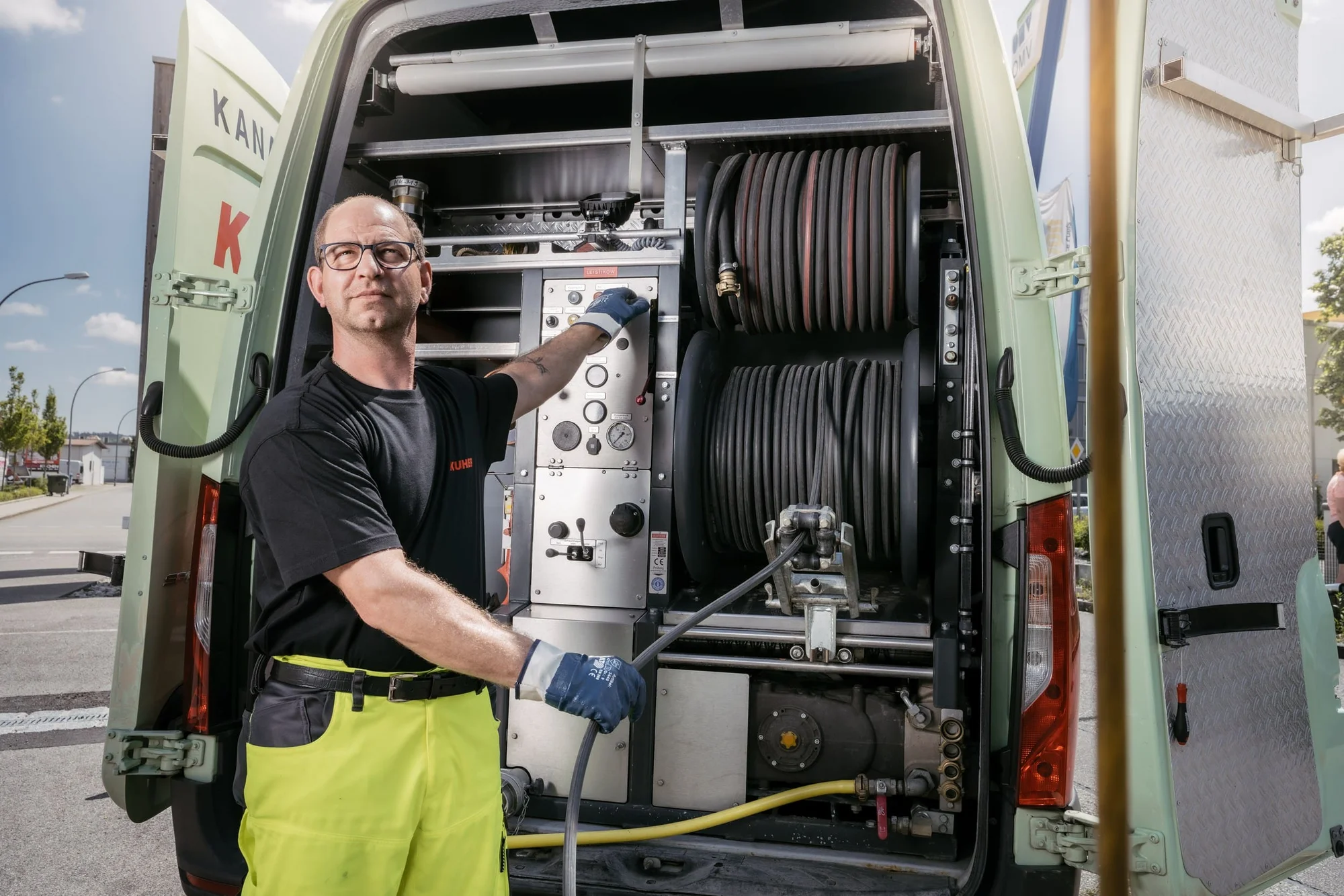 TV Kanaluntersuchung mit Kamera in Hohenthann